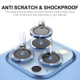 ENKAY Hat-Prince Glitter Rear Lens Aluminium Alloy Tempered Glass Film